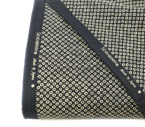Shibori - Tacto rústico - Indigo - tela de algodon