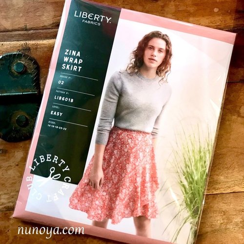 Zina Wrap Skirt Sewing Pattern Size 6-14 - Liberty Fabrics