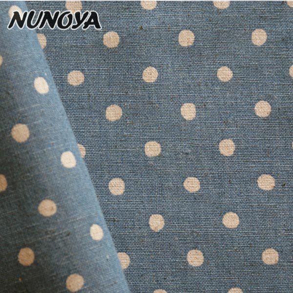 Natural dots on blue