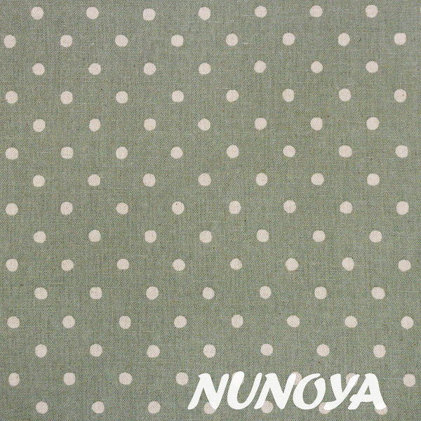 Natural dots on pale green