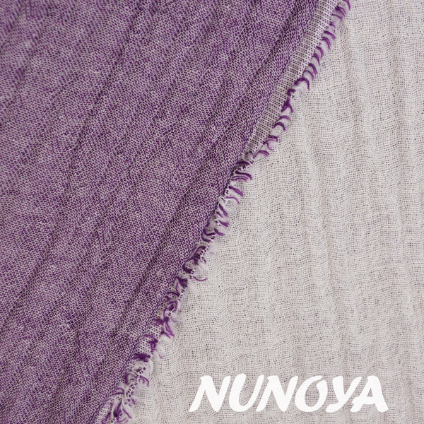 Textured triple gauze - violet - Cotton triple gauze