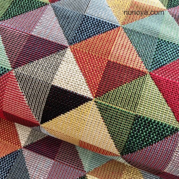 Triángulo mediano - heavyweight cotton/poly jacquard
