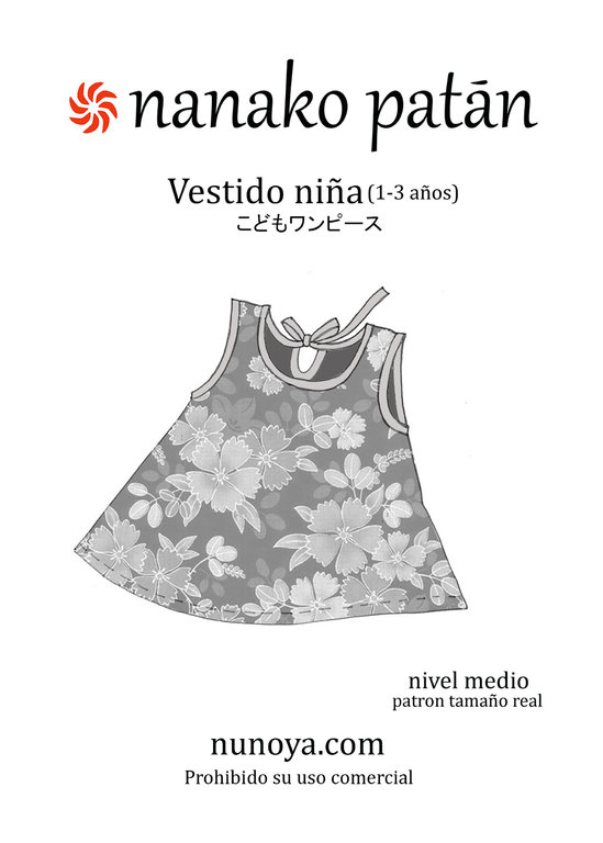 Patrón "Nanako Patán" - Vestido de Niña (1 a 3 años)