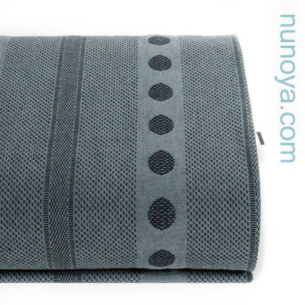 Geometric traditional motifs - Navy blue - Yarn dyed woven cotton