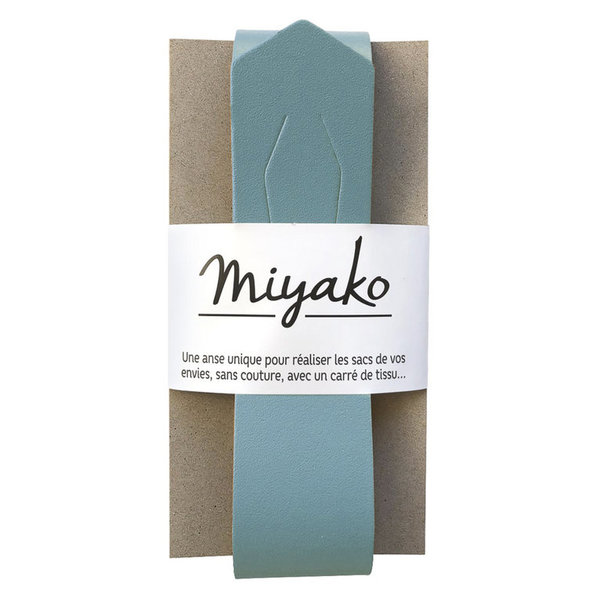 Leather Handle for Fursoshiki bags by Miyako - Orage