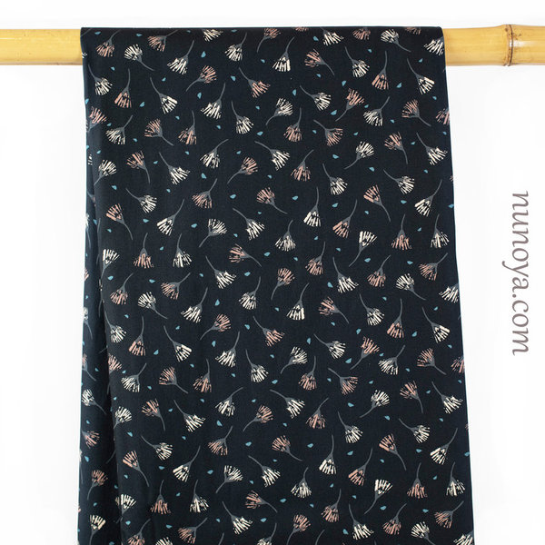Small flowers on navy - Cotton