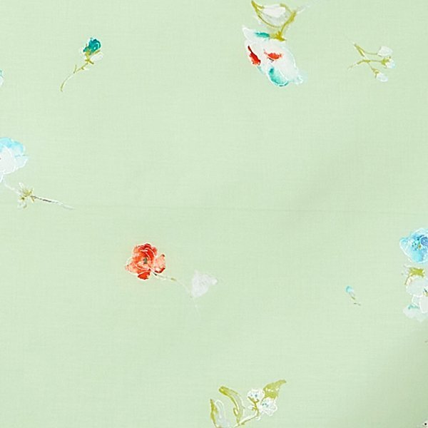 New morning I - Pale green - Cotton & Silk