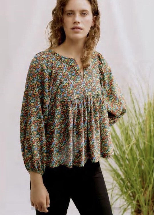 Esther Tunic Top Sewing Pattern Size XS-XXL - Liberty Fabrics