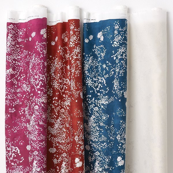 Lei nani - Pearl - Red - 80% cotton 20% silk