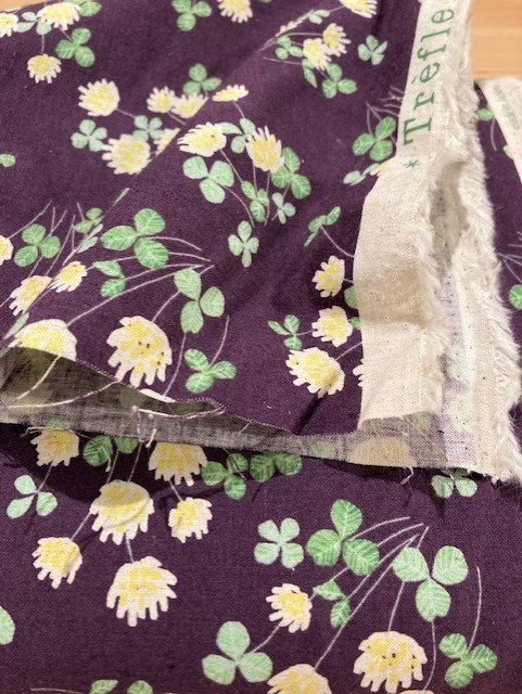 Fleurs en violeta - Coton/Lin