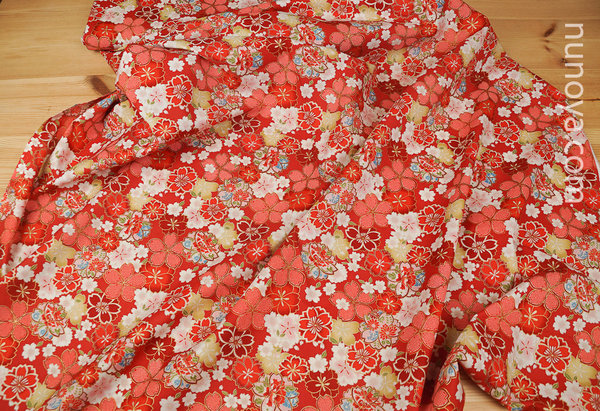 Sakurachirashi - Red - Cotton